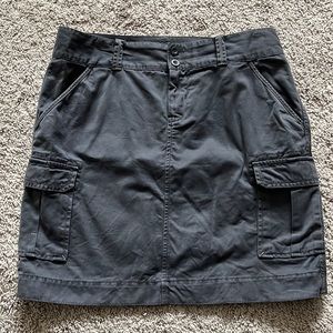 Old Navy cargo gray cotton skirt size 6